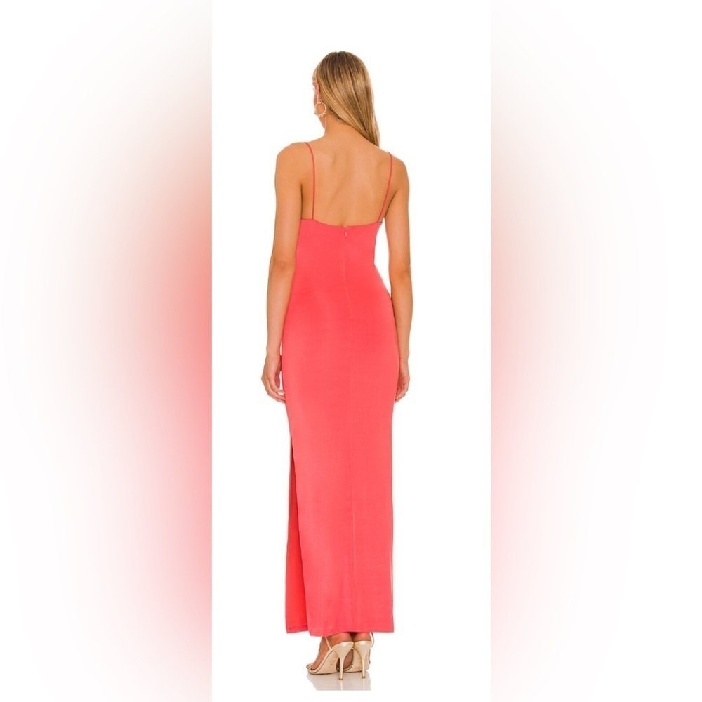 NWT superdown Felly Twist Maxi Dress Coral S Keyhole Summer Beach Chic - Picture 2 of 11